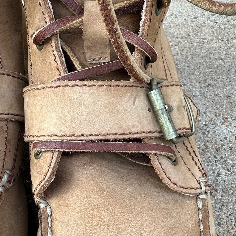 Polo by Ralph Lauren Ranger Tan Leather Men's Boots 9.5 D - Picture 7 of 11